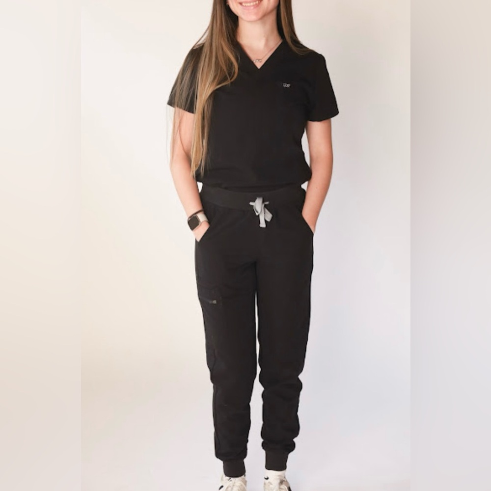 Black Scrub Set - Lux Scrubs